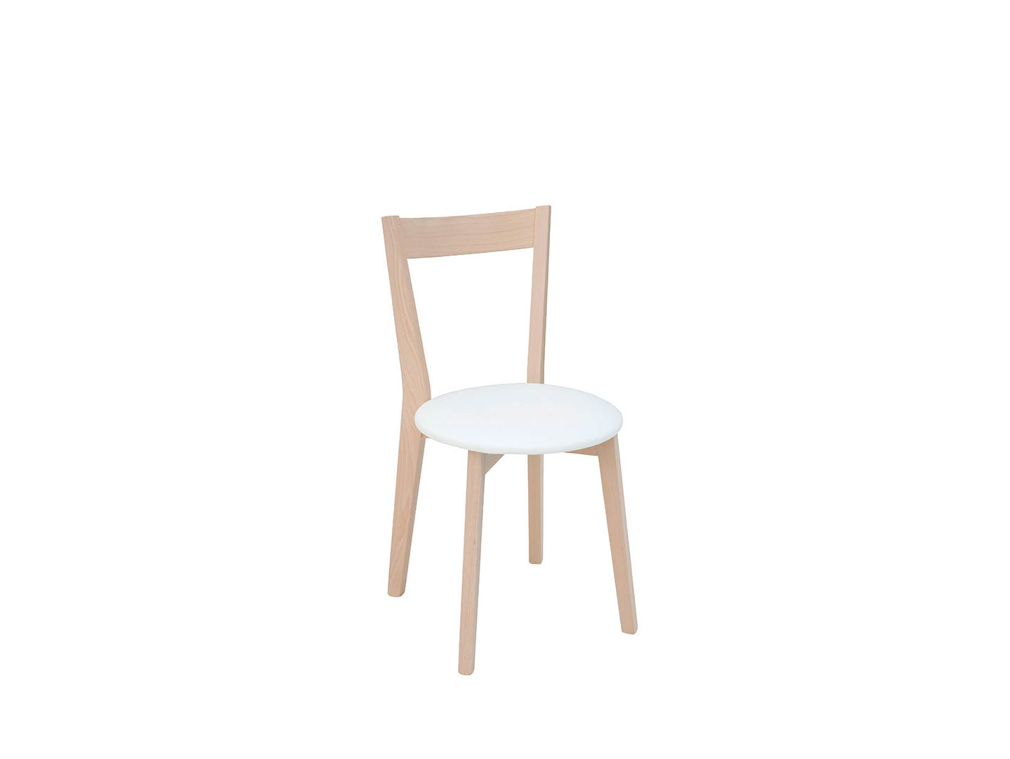 židle  IKKA dub sonoma/bílá   (TX069/TK1089 - Eco soft 1 white-ekokůže)